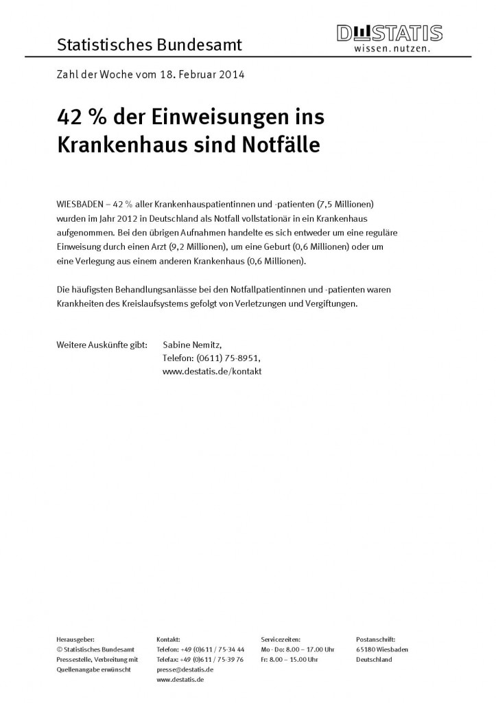 42 der Einweisungen ins Krankenhaus sind Notfälle Griechische